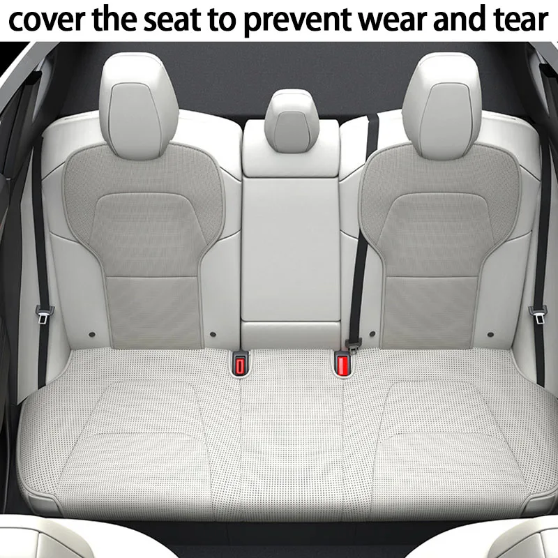 Car Seat Cover for New Tesla Model Y Juniper 2025 2026 Full Car Seat Cushion & Backrest Cushion Car Interior Accessories