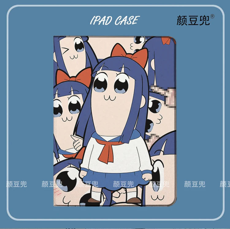 

POP TEAM EPIC Anime Pipimi Case For iPad 10.2 8th 10th Air 4 5 Mini 5 6 Case Luxury Silicone For iPad iPad Pro11 Case Pro 12.9