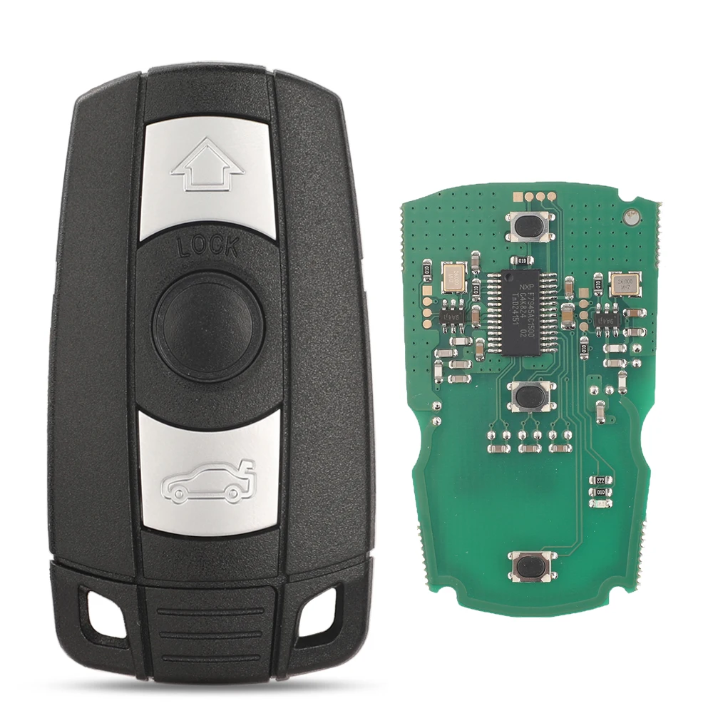 jingyuqin KR55WK49147 Keyless Smart Car Key 315/433/868mhz For BMW 3 Series 5 Series E90 Car Auto Keylessgo CAS3+ ID46-pcf7945