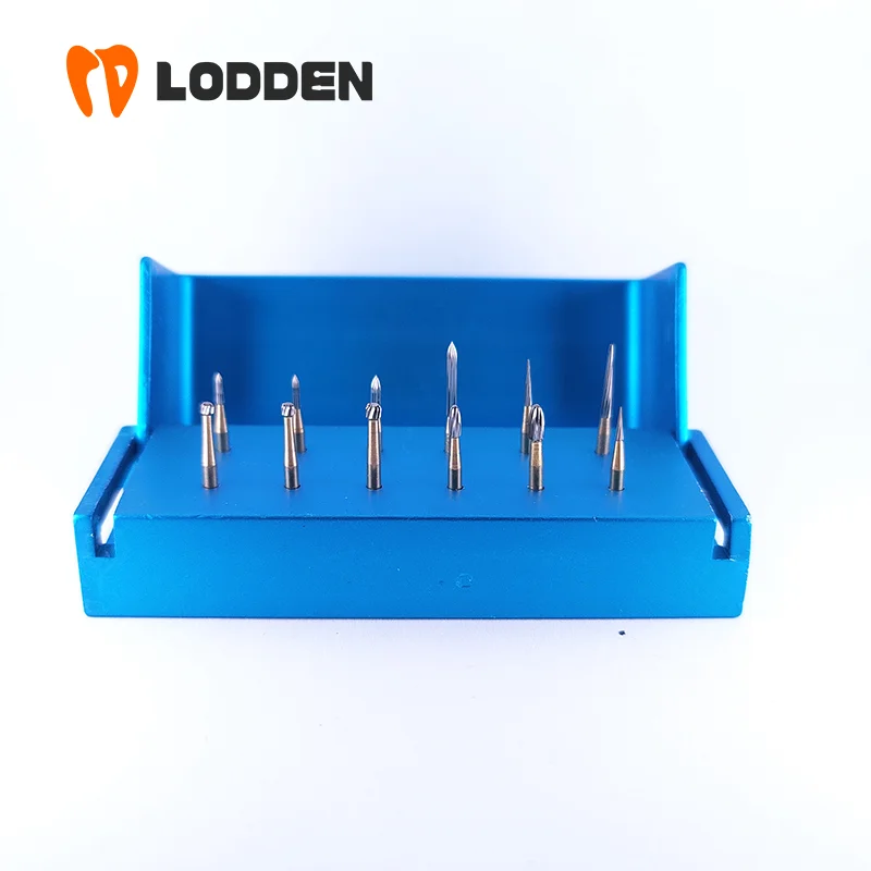 12pcs/Set Trimming& Finishing Tungsten Carbide Burs FG KIT 6003A Denstistry Tools for Composite Ceramics Metal Natural Teeth