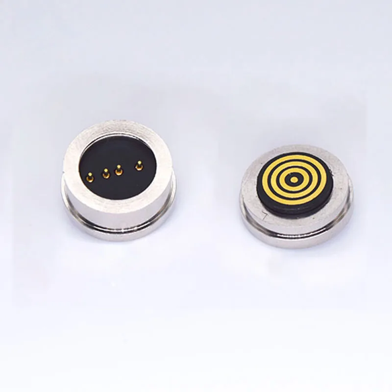

Magnetic Charging 4-pin 360 ° Blind Suction Waterproof Magnetic Connector For Medical Beauty Treatment Signal Transmission