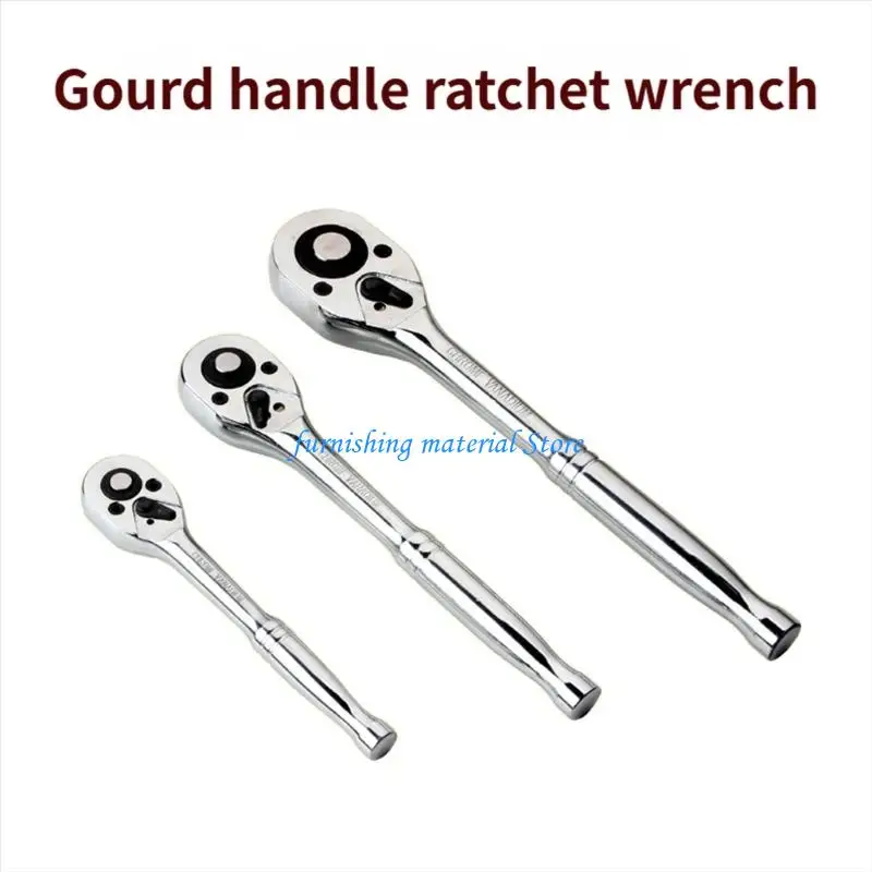Y5GD Premium 3 Piece Ratcheting Wrench Set With Contoured Handle 1/2 3/8 1/4 Tool Set For Enhancing Grip And Control