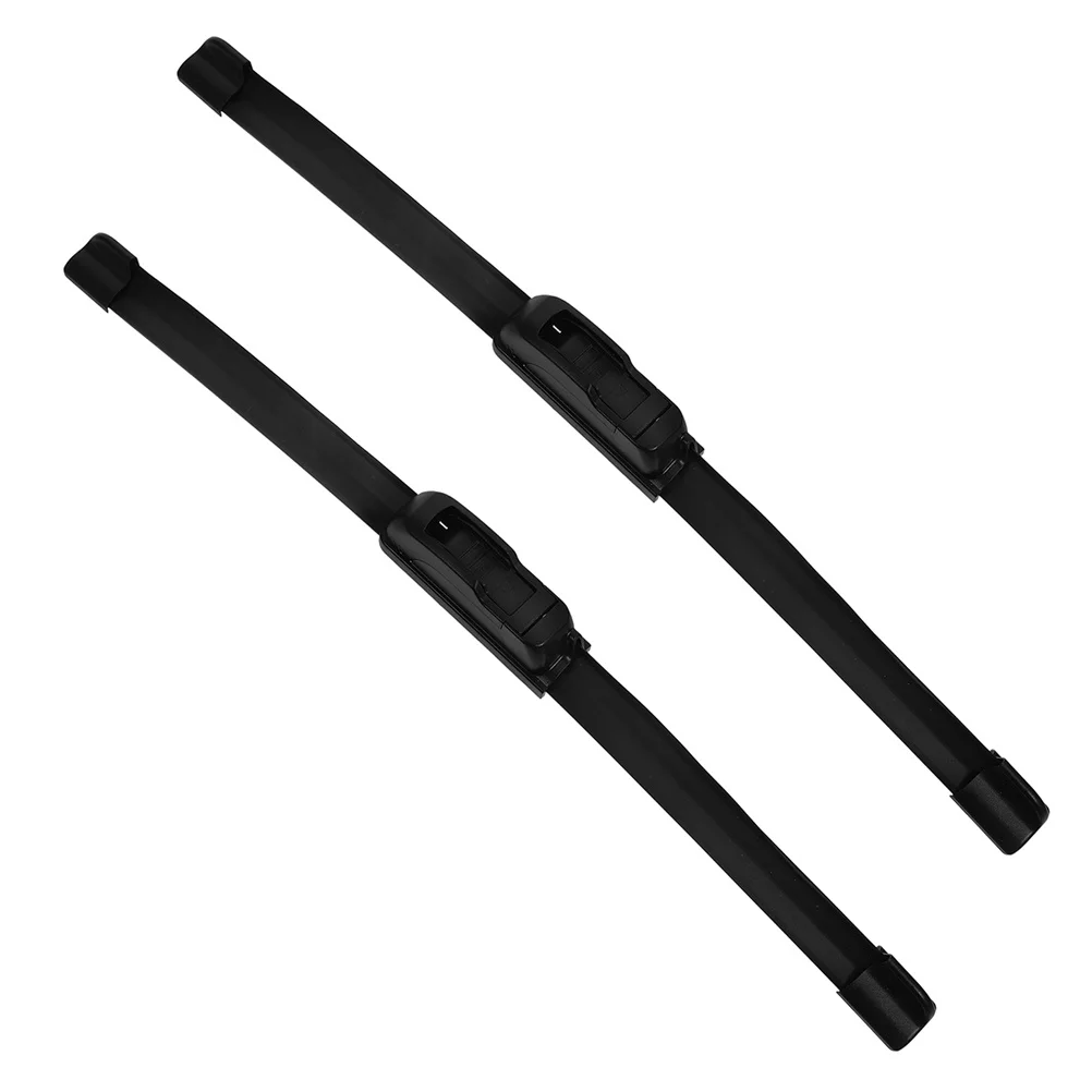 

2pcs Universal Fit Windshield Wipers Durable Quiet Automotive Replacement Parts Smooth Performance Rear Front Windscreen Wiper