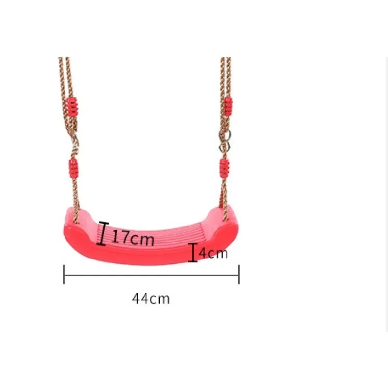 Columpio de jardín para niños, asiento colgante, juguetes voladores con cuerdas ajustables en altura, juguetes para interiores y exteriores, columpio con tablero curvo de arcoíris