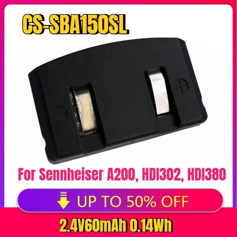 

Battery BA150, BA151 for Sennheiser A200, HDI302, HDI380,HDI490,IS 150,IS 300,IS 380, R150, RI 150,RI 250 ,RI250S