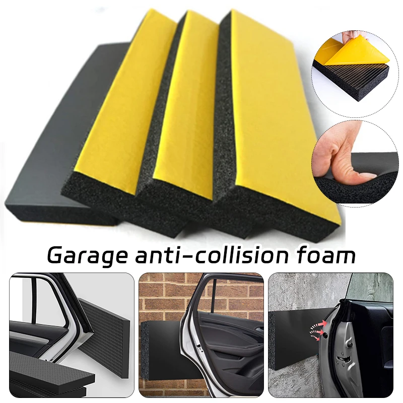 

4ps/set Garage Wall Protector Pad Car Door Anti-Collision Strip Bumper Guard Car Door Safety Parking Home Wall Protect Mat