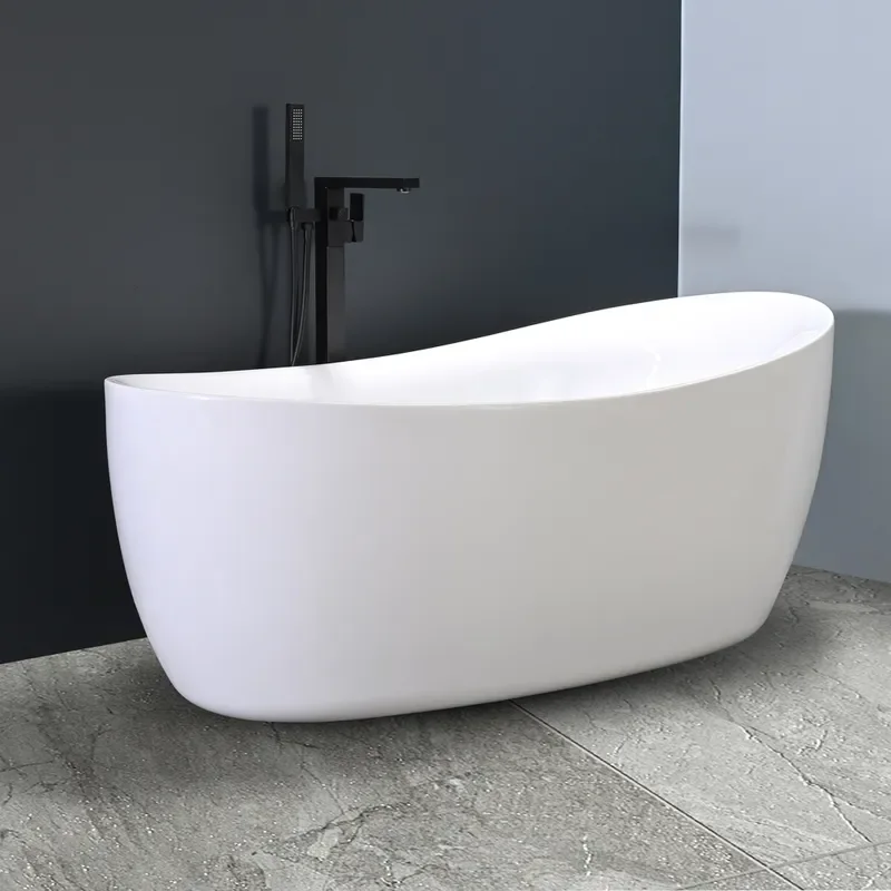 for Factory Direct Thin Edged Acrylic Bathtub for Adult Household Small Apartment Hotel Style