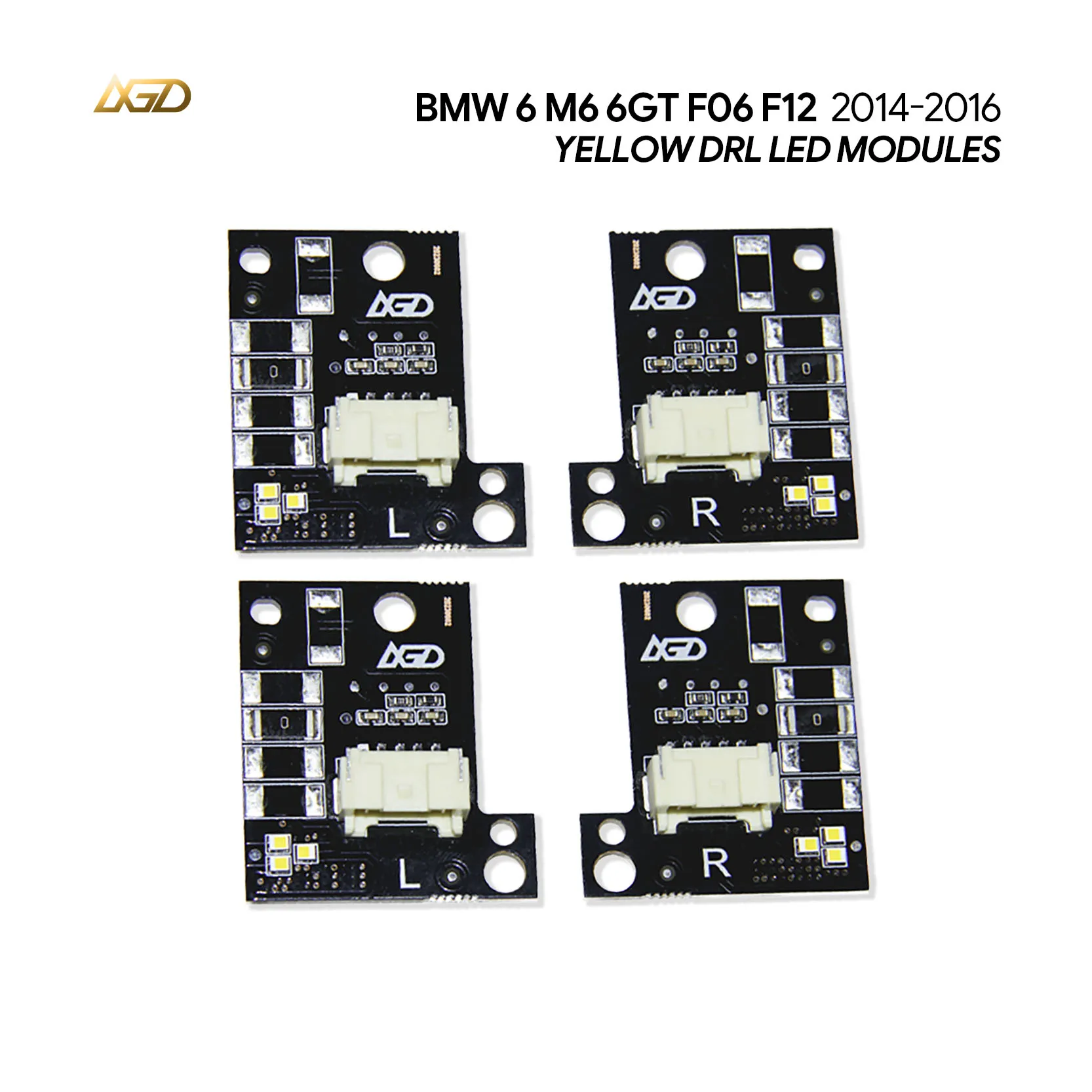 

For 2016-2019 BMW 6 series F12 F13 F06 Gran Coupe LCI 640d 640i 650i M6 LED DRL Board fits adaptive Headlight