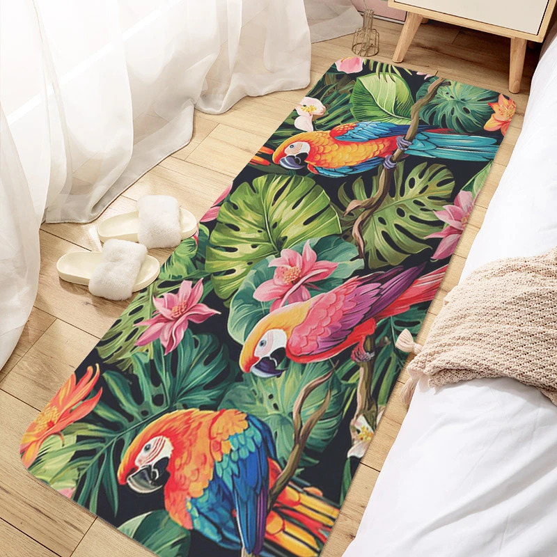 

Digital Print Brids Bedroom Rug Entrance Door Doormat Room Carpet Hallway Bathroom Foot Mat Slip-resistant Home Decor Items