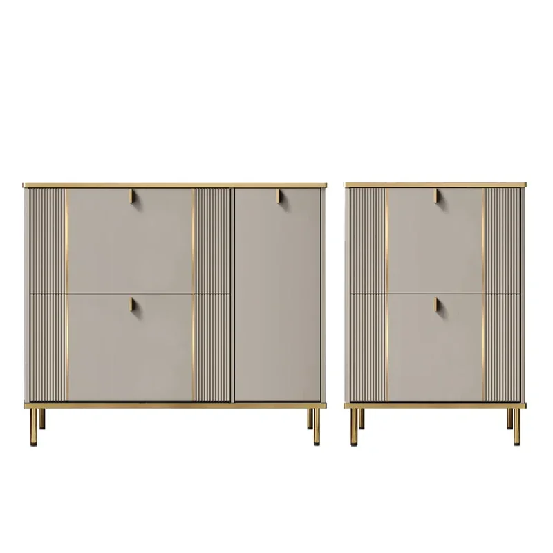 Entryway Luxury Modern Shoe Cabinet Ultra Thin Tipping Space Saving Shoe Cabinet Organizer Storage Szafka Na Buty Home Furniture