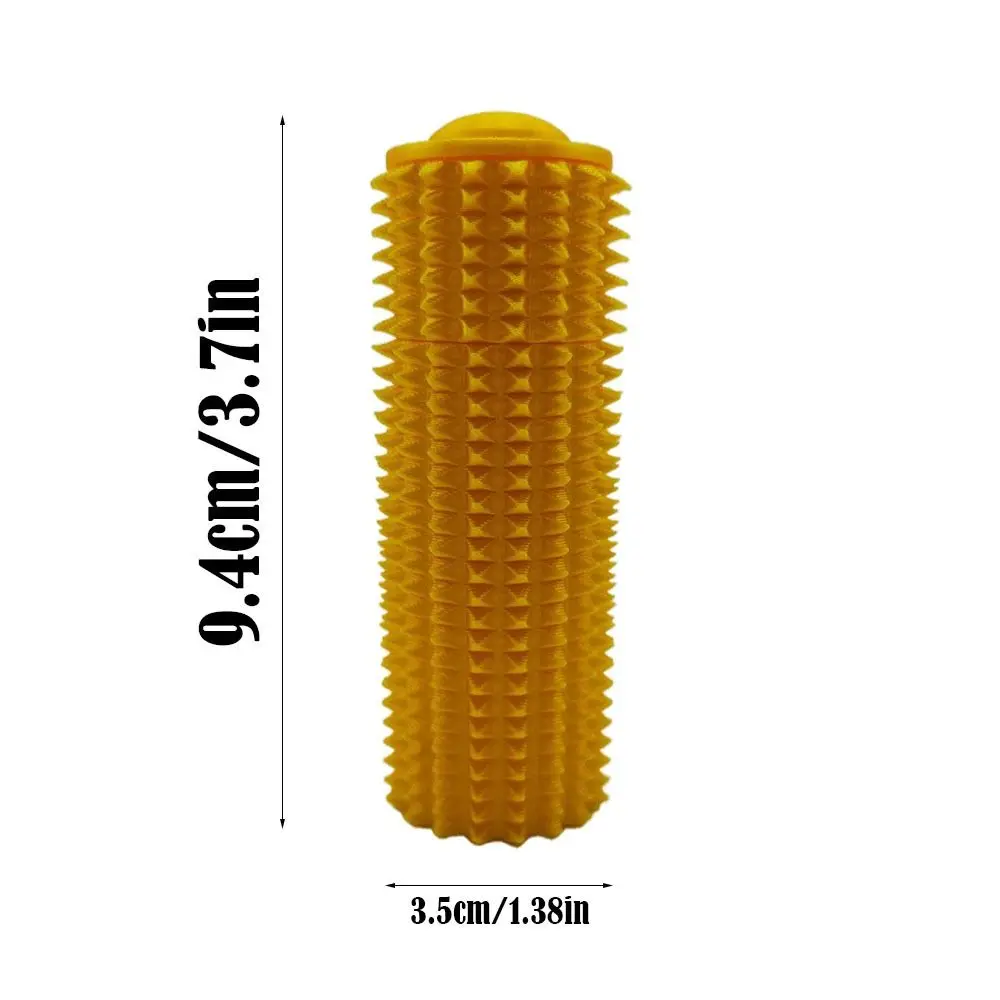 Creative Rotatable Mini Grip Toys Portable Stress Relief Spike Roller Toy Tactile Sensory Keychain Novelty Gifts