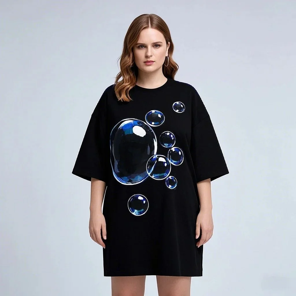 

Женская летняя футболка больших размеров Faion ort Sve Clean Fit Ladies A-Line Sve Другой материал 00% без накладки на грудь