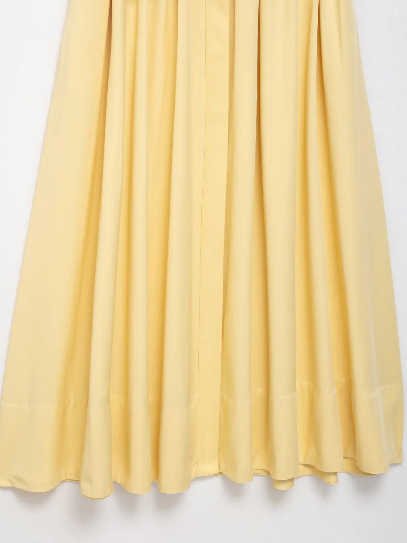 เดรสเชิ้ตผู้หญิงแบบมีเข็มขัด แบรนด์ HipSeam สำหรับฤดูใบไม้ร่วง ปกเสื้อพับได้ ติดกระดุม ยาว ชายระบายพลีท เหมาะสำหรับงานปาร์ตี้