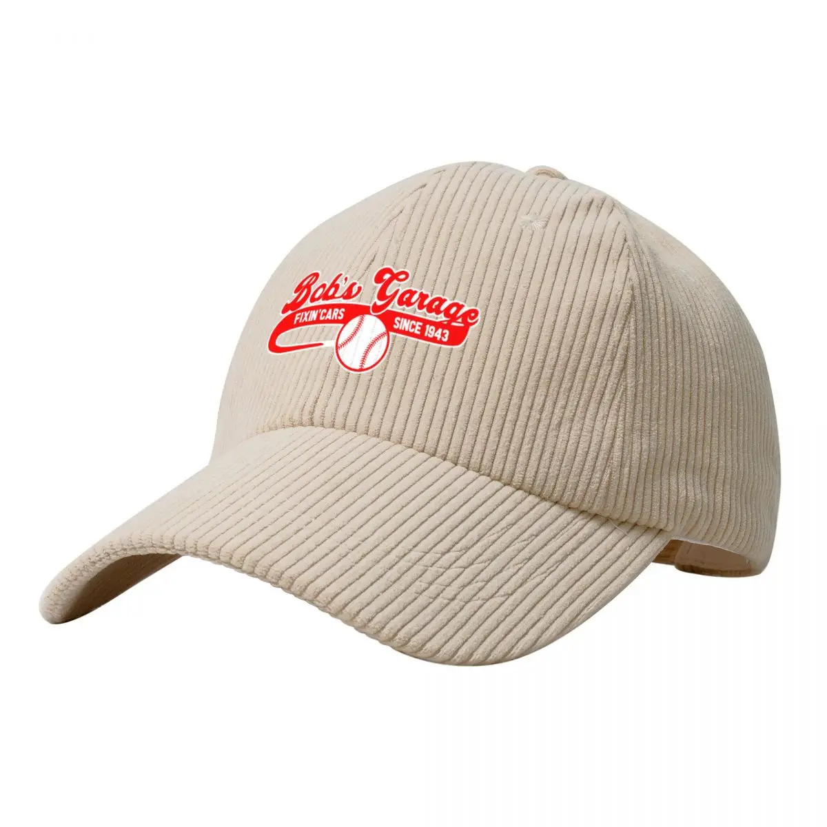 

Bob's Garage Corduroy Baseball Cap sun hat Thermal Visor Women's Hats Men's