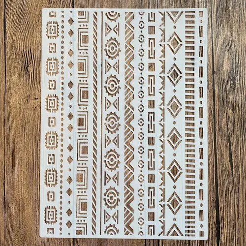 Plantillas DIY A4 29*21cm para pintar y decorar, pared, álbum de recortes, colorear, en relieve, plantillas de pirograbado de álbumes