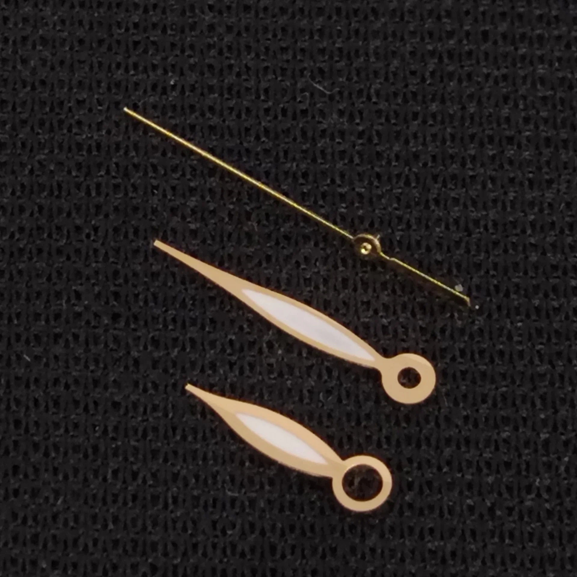 Стрелки часов NH35, золотые и серебряные, бамбуковые стрелки в форме листа с зелеными светящимися аксессуарами для часов NH35 NH36 Механизм