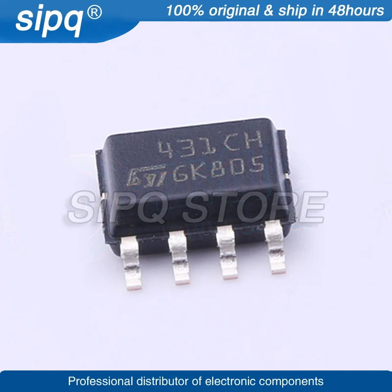 10PCS/LOT TL431CDT TL431C SOP-8 Marking:431CH VOLTAGE REFERENCE Brand New and Original In Stock Authentic Product