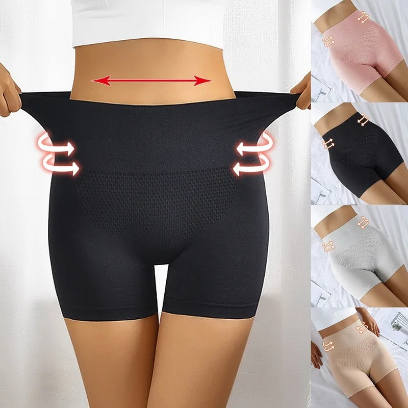 

Women Seamless Safety Short Pants Summer High Waist Anti Chafing Soft Boyshorts Panties Plus Size Boxers for Women Underwear