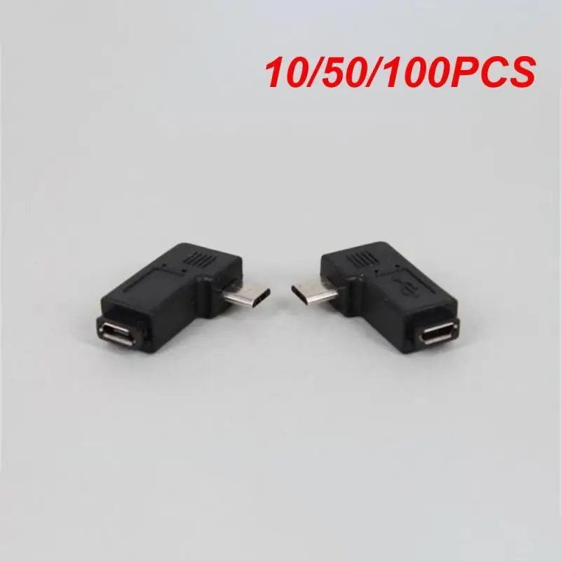 

10/50/100PCS Adapter Easy Conversion One Second Compatible Black Micro To Usb Computer Hardware Cable Usb Connector Durable