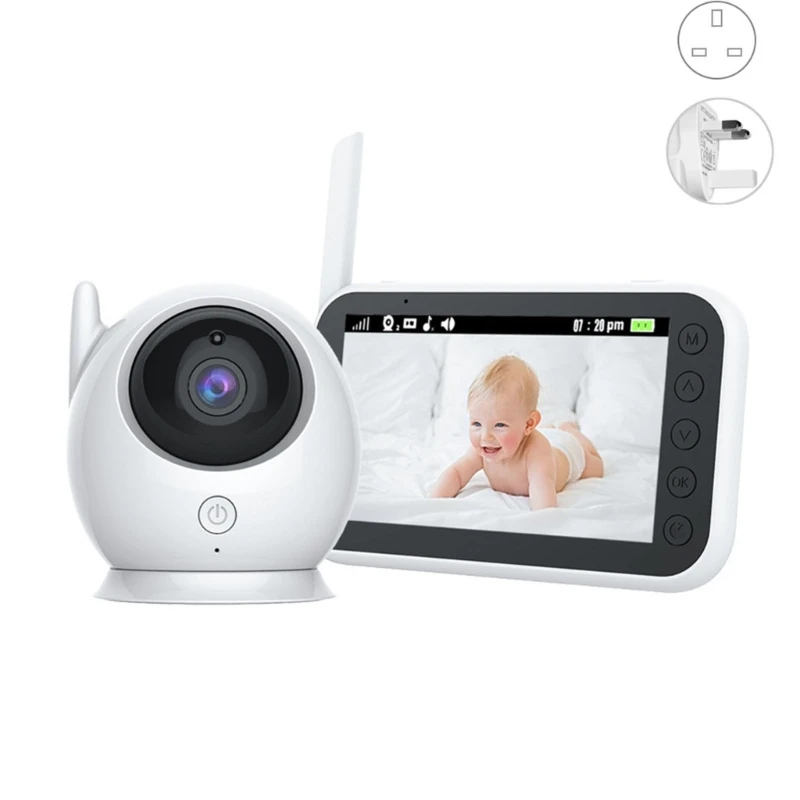 

Baby Monitor with Camera Two-Way Talk and Room Temperature Sensor for Kid Room New Indoor Monitoring Of Baby Safety Utility