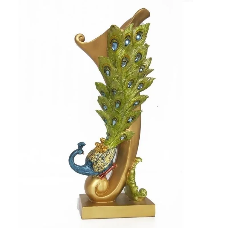 

Peacock ornament, living room ornament, bedroom, home decoration, modern simplicity, TV cabinet ornament, couple peacock.