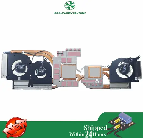 MSI GS66 16V1-G e322500600a87y1k10001048를위한 아주 새로운 본래 방열판 팬