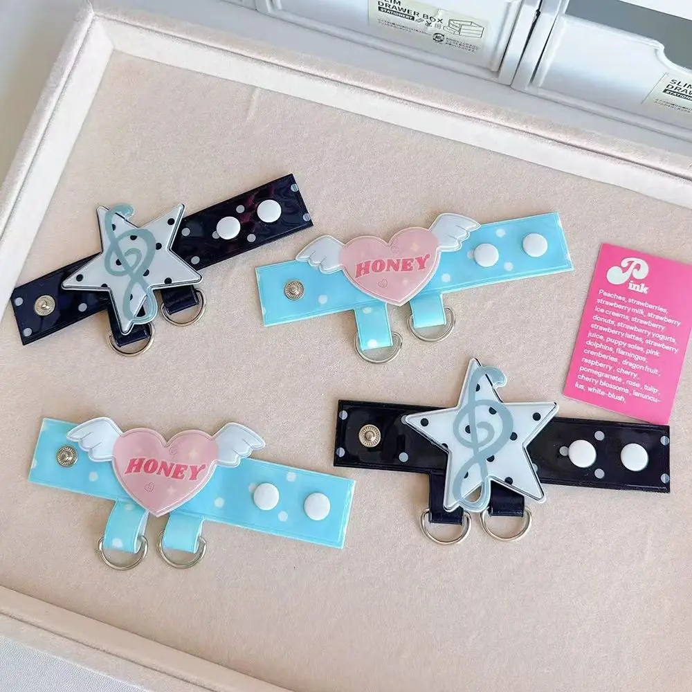 High Quality PVC Bag Extender Clip Polka Dot with Double D-Rings Bag Strap Hanger Bag Extension Buckle Itabag Accessory