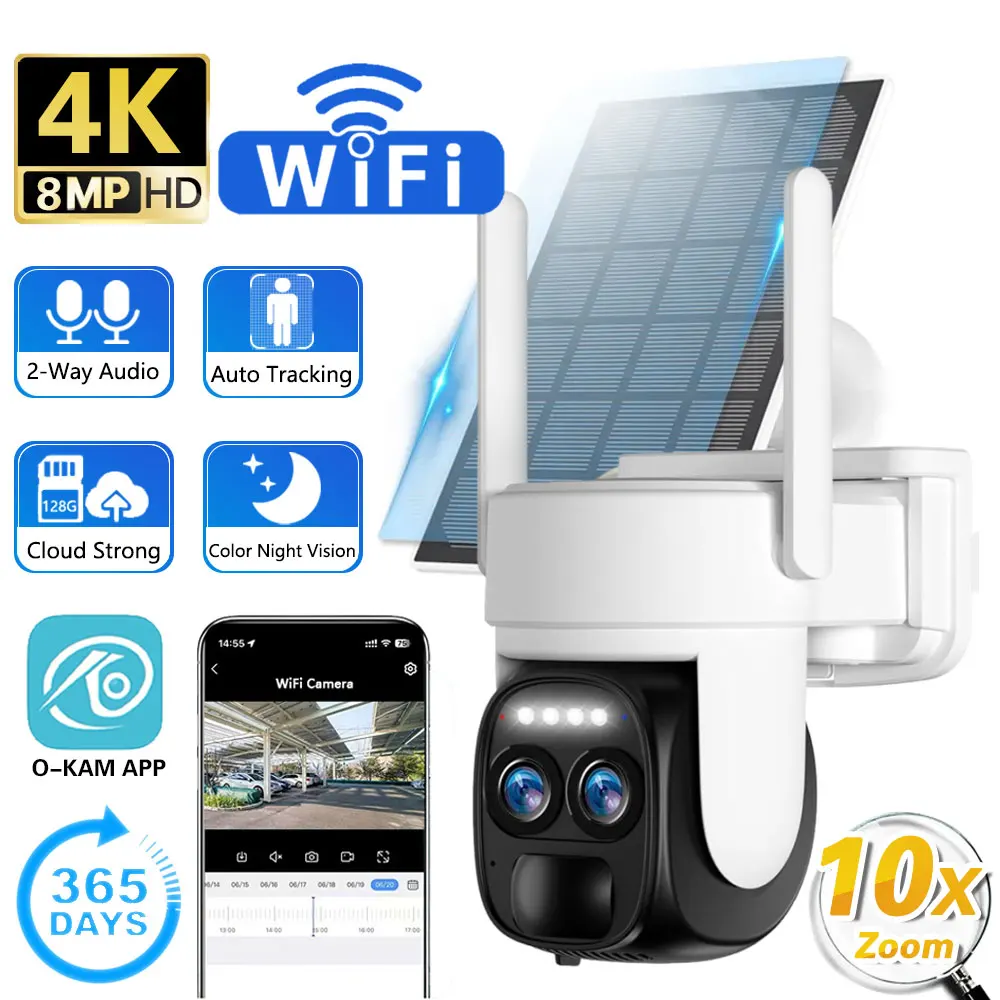 8MP Solar Camera Du… - image