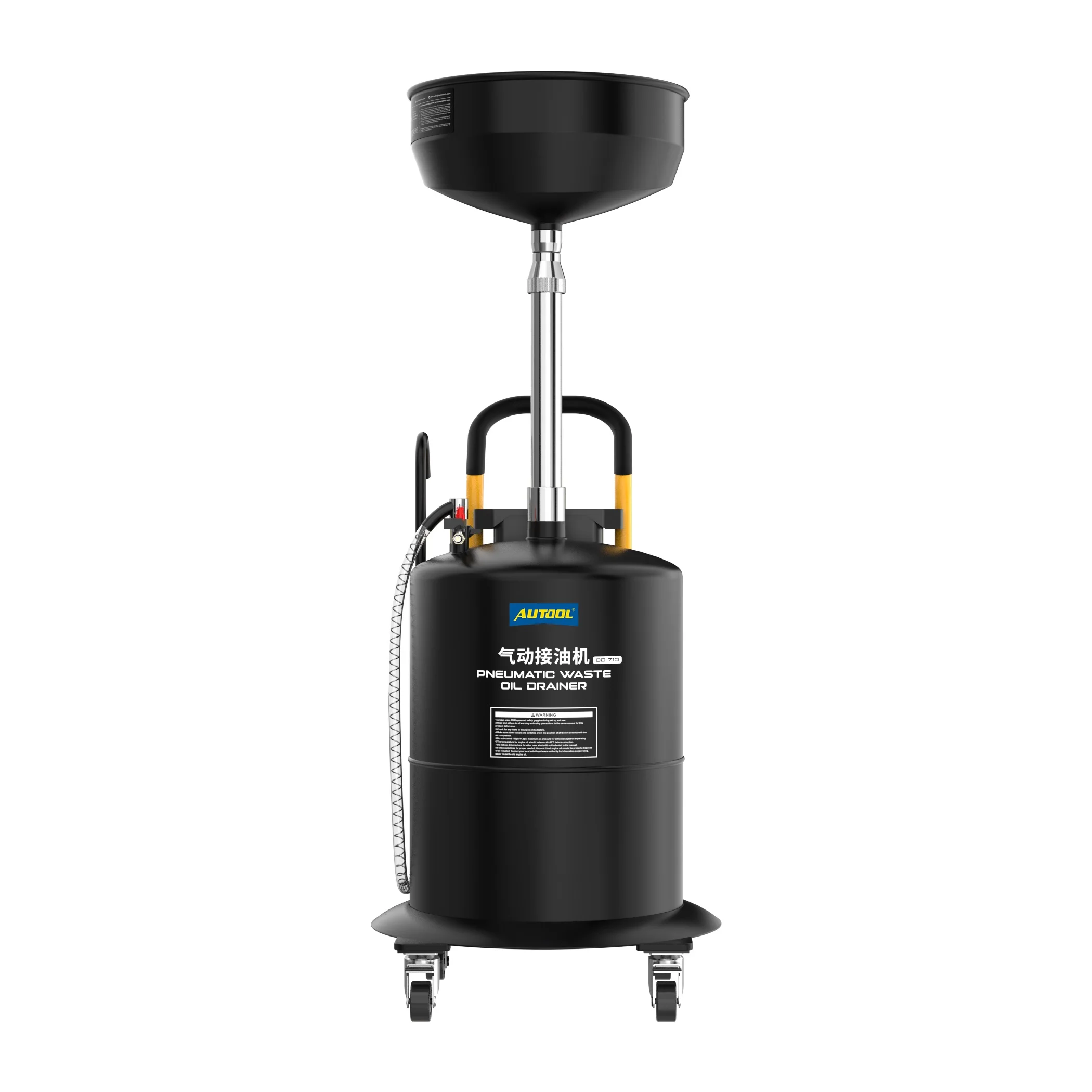 OD710 70L Tank Air Operated Pneumatic Waste Oil Drainers Equipment Fot Car