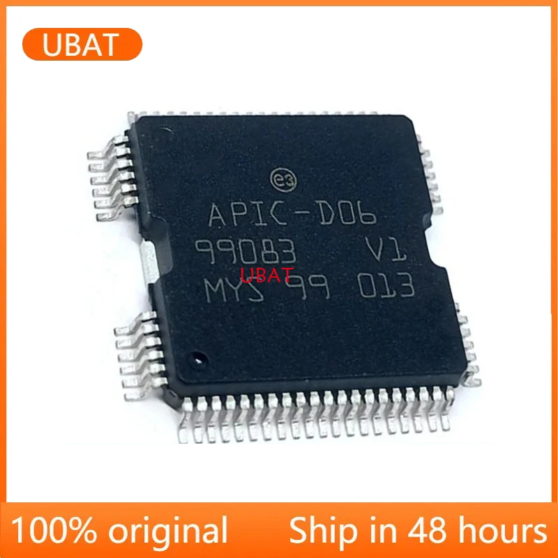 1-10PCS APIC-D06 APIC D06 Computer Injector Control Driver Module Chip IC QFP64 For Renault Koleos Automotive Engine