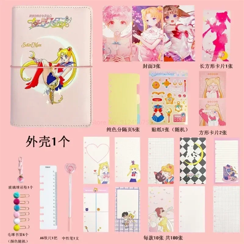 Anime Sailor Moon Usagi A6 Agenda Planner Notebook Suit Diary Weekly Planner Goal Schedules Organizer Notebook Stationery  Gifts