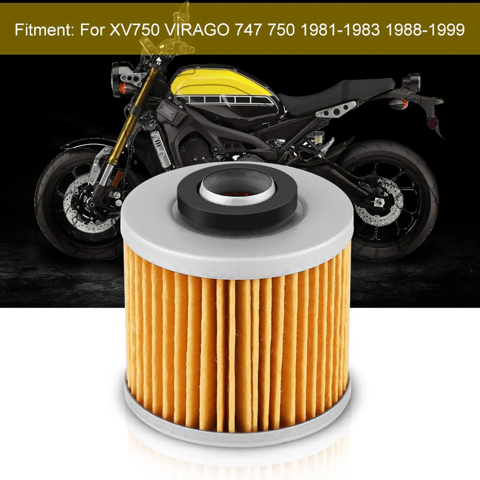 for yamaha XV750 Virago Engine Oil Filter - 1981-1983, 1988-1999 - Motorcycle Parts & Accessories