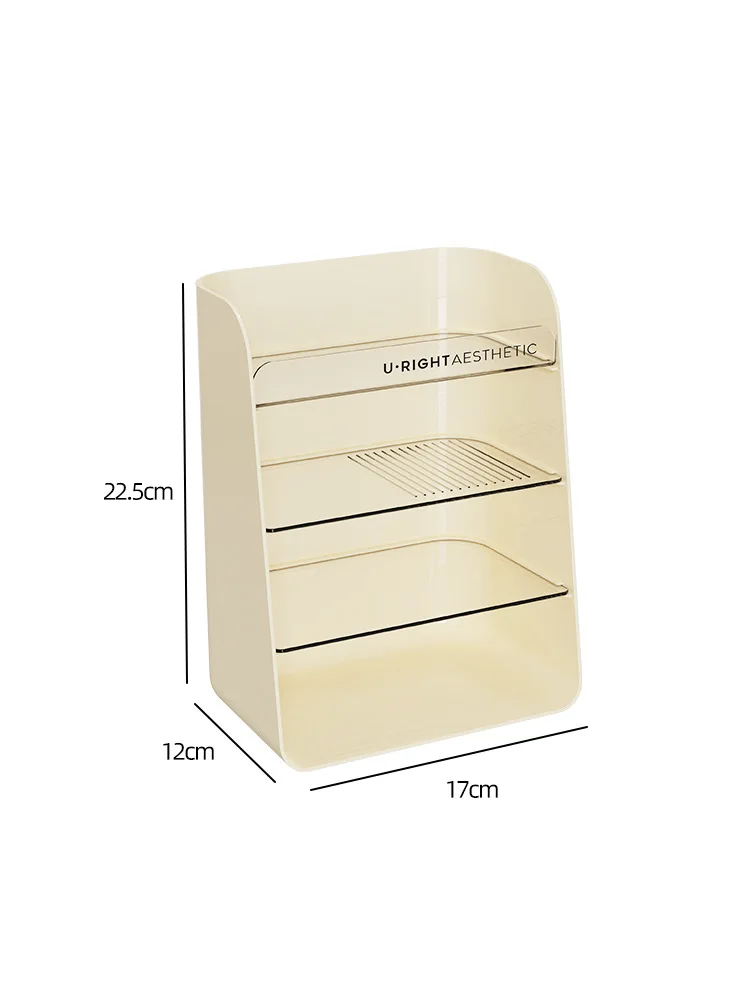 Office Stationery Cosmetics Storage Shelf Light Luxury Multi-Layer Storage Bedroom Dresser Storage Shelf Desk Accessories