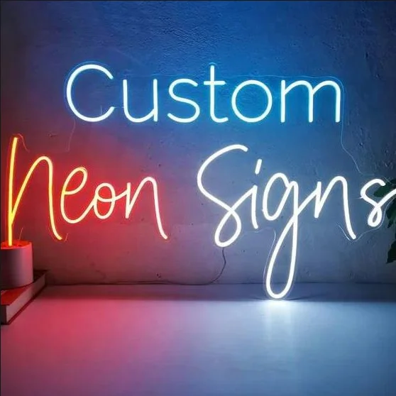 

Custom Neon Sighs Led Light Personalized Custom Logo Size Font Colour Can Be Chosen Wall Room Store Festival Party Bar Decor
