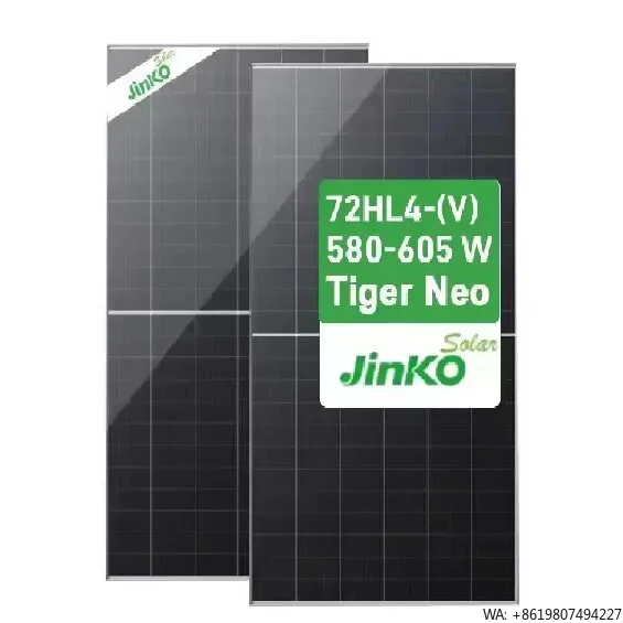 Jinko JKM580-605N-72HL4-(V)-F8-EN 580W 570W 590W Mono Bifacial for Solar Hybrid System