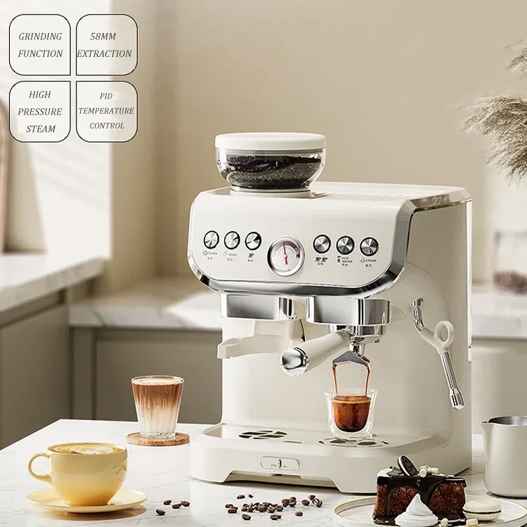 

Brand New 4 In 1 19 Bar Professional Coffee Machine Espresso Automatic Coffee Maker Machine