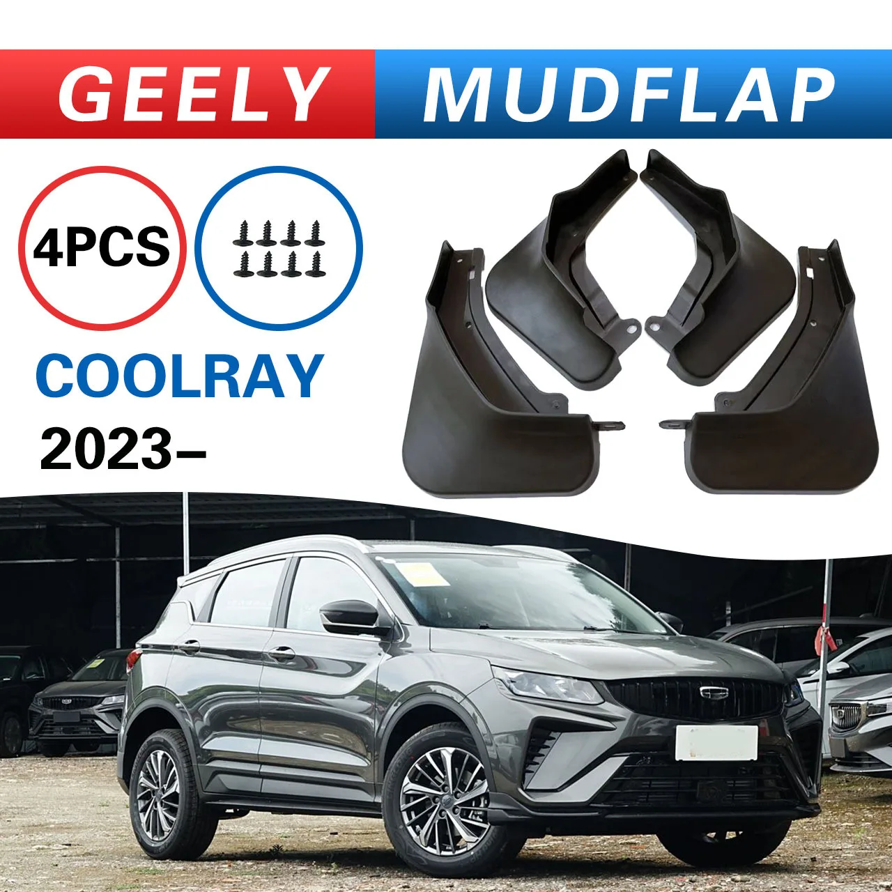 

For Geely Binyue Coolray 2023 mudguard,car mudguard, Splash proof mudguard, front and rear wheel fender