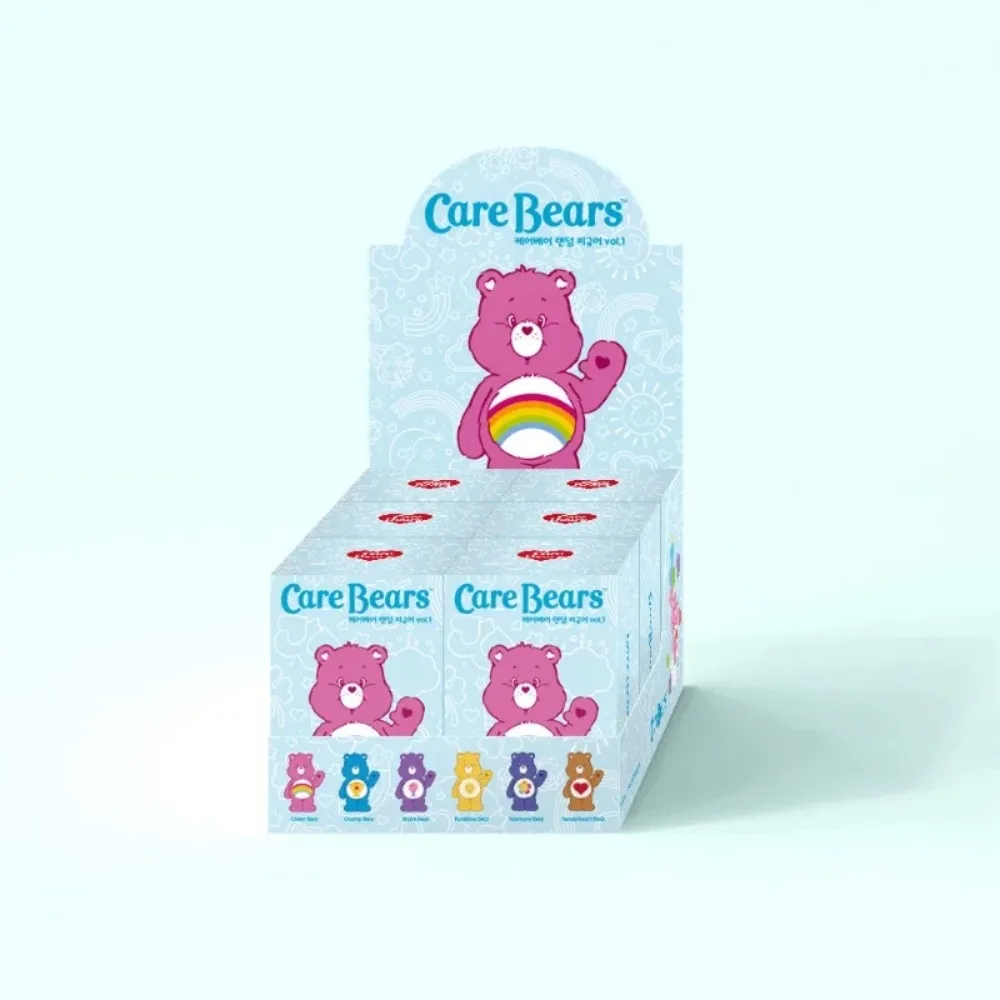 Miniso Echte Care Bears Limited Love Bears Mini Cartoon Poppen Figuur Blind Box Trendy Pop Collectie Kamerdecoraties