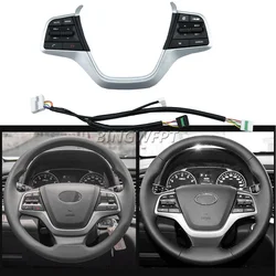 High Quality Cruise Control Steering Wheel Bluetooth Buttons for Hyundai Elantra AD Solaris 1.6L 2017 2018 2019