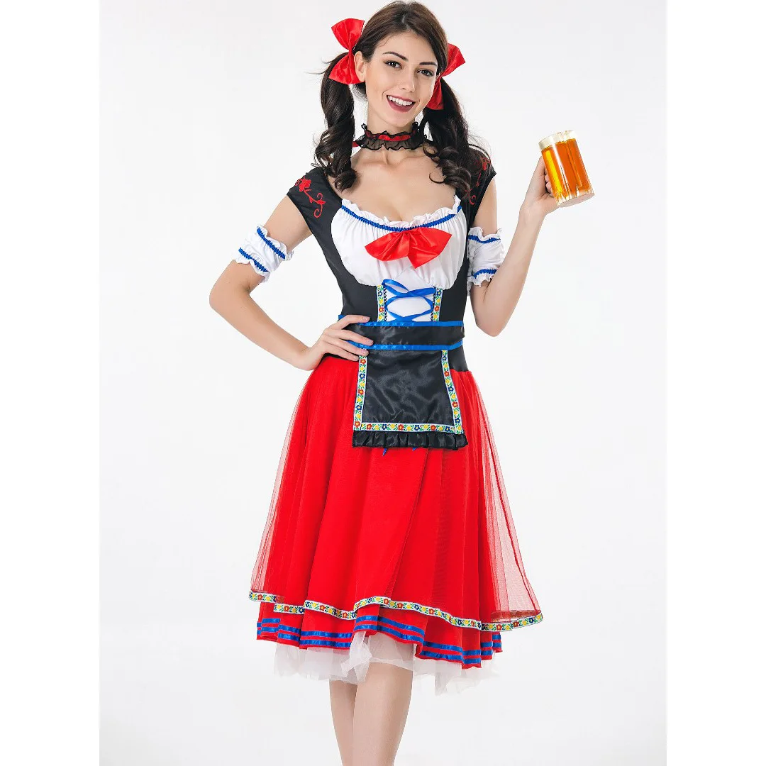 Sexy Beer Festival maid costume Halloween party uniform dress cosplay dance platform costume performance costume