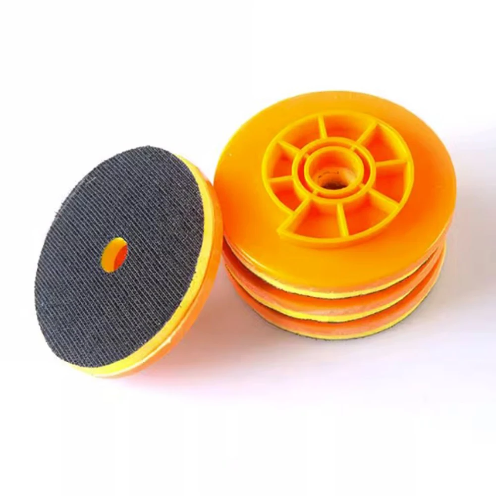 

High Quality Backing Pad Backed-up Pad Back-up Pad Flexible Plastic Polishing Pad Snap Foam 4 Inch Circular Shape