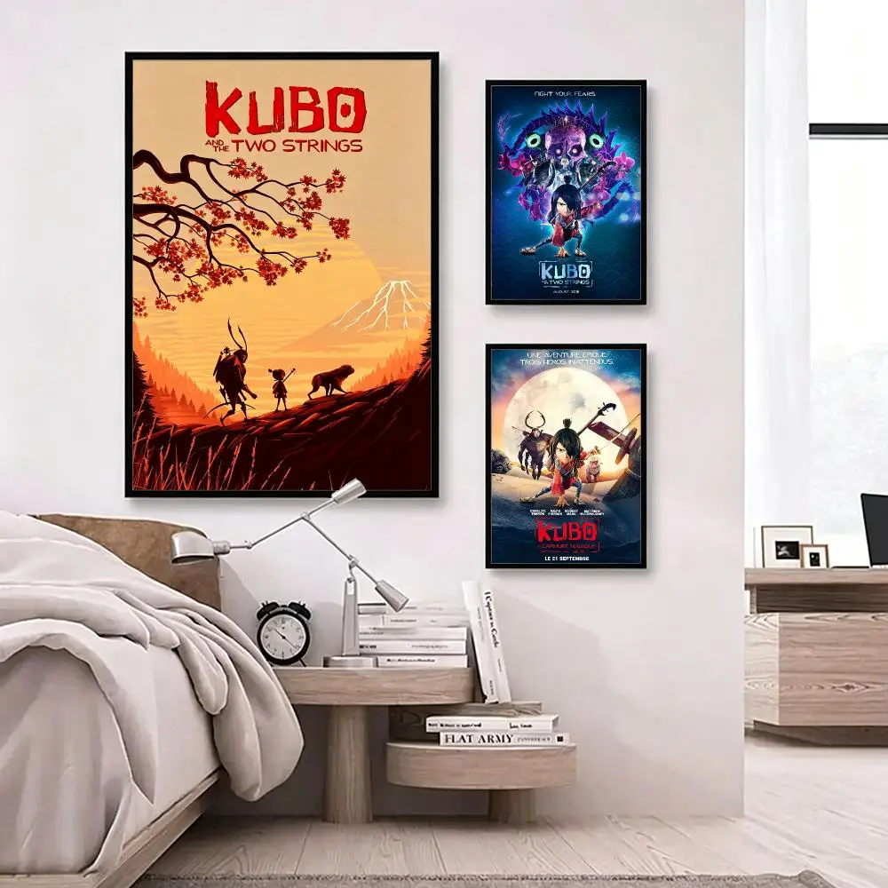 movie Kubo and the Two Strings Poster Poster HD Waterproof Self-adhesive Art Print Wall Decor for Bedroom Living Room Gift