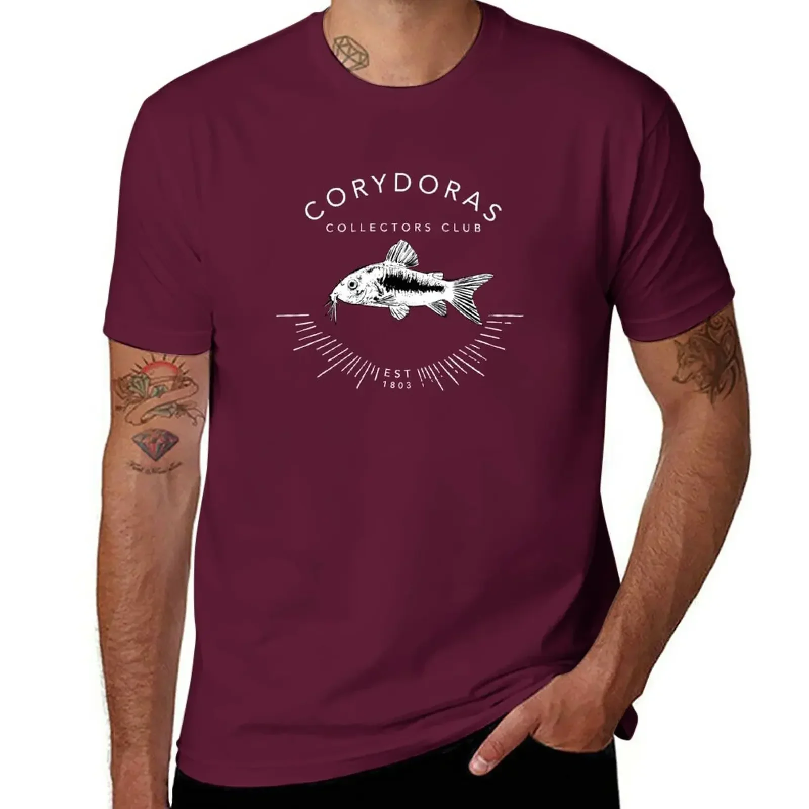 New funny t shirt mens t shirts pack  Corydoras Collectors Club, Cory Catfish, Cory Fish Keeping, White Text Design T-Shirt