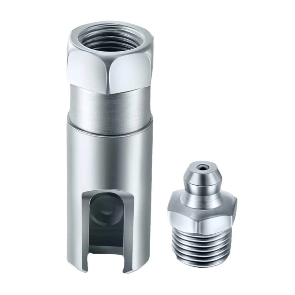 

Right Angle 90 Degree Push-on Grease Coupler With 1/8 Inch NPT Threads Home DIY Power Tool Spare Parts For Replacing