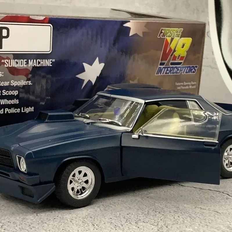Groen licht 1/24 1972 HQ MONARO GETS Muscle Car legering automodel, twee deuren