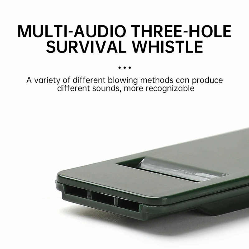 Outdoor Emergency Whistle Multi-audio Distress Whistle with Lanyard Key Chain Survival Whistle for Mountaineering Fishing Boats image 6