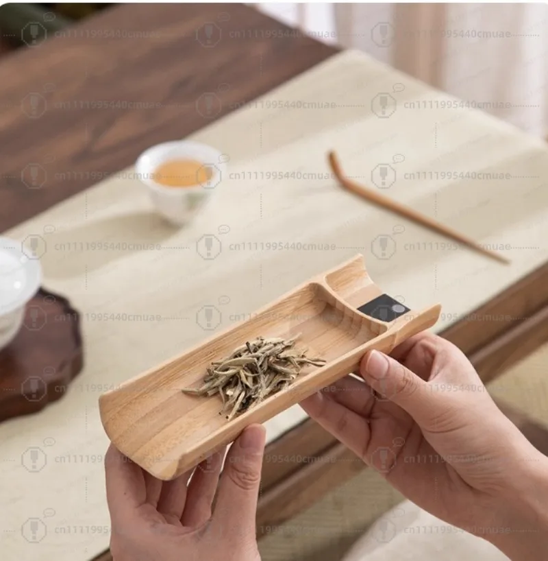 Intelligent tea weighing device tea ceremony portable rechargeable electronic scale