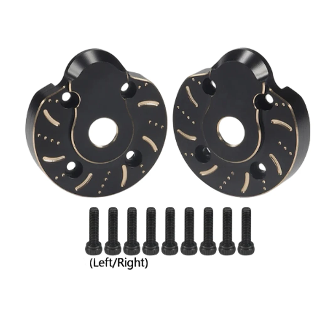 

RCGOFOLLOW Brass Light Weight Axle Cover For 1/10 Rc Axle Cover Axial Capra SCX10 RC Car Part RC Car Accessories Black