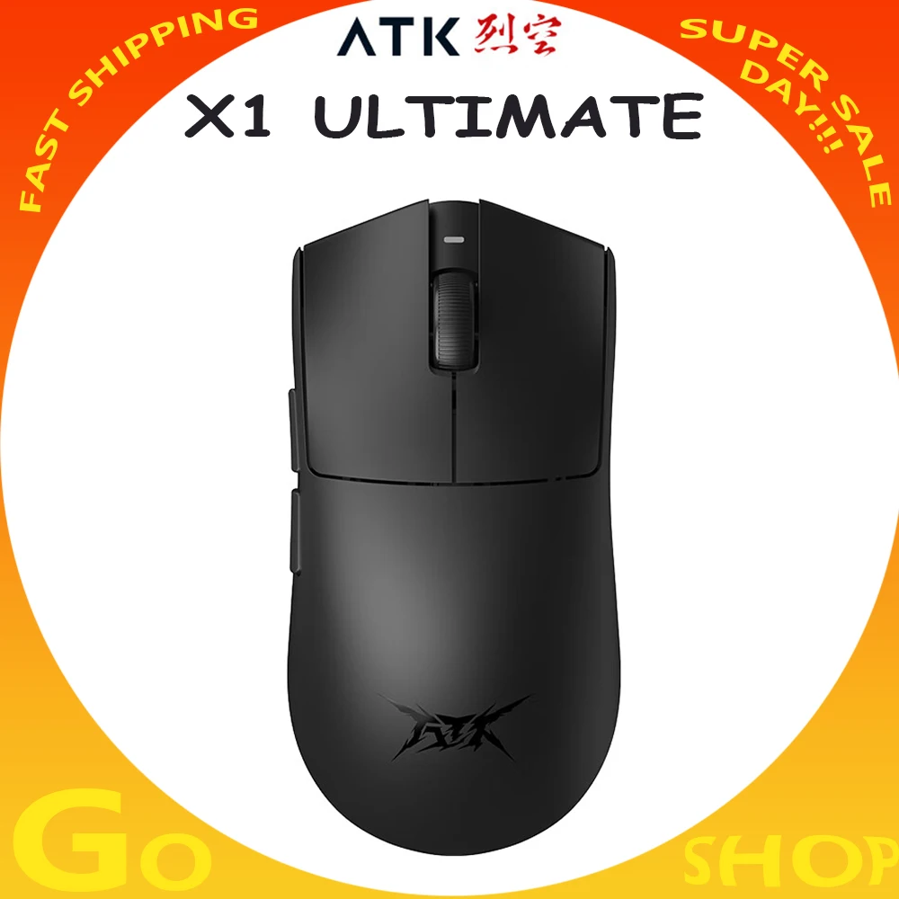 

New Atk Blazing Sky X1 Ultimate Wireless Mouse Double 8k Dual Mode Paw3950 Ultra Sensor Liekong Lightweight Gaming Mouse Gifts