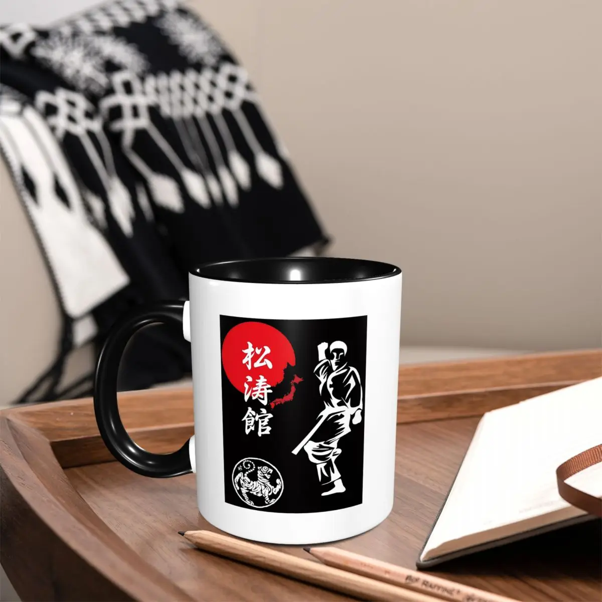 Shotokan Karate Spirit Mug Funny Ceramic Coffee Cups Tea Mugs Milk Cup Drinkware Gift for Woman Man